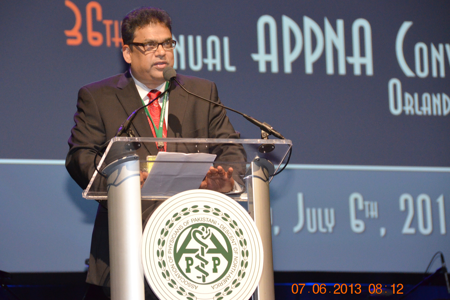 Dr. Javed Suleman, APPNA President 2013